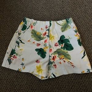 Zara Floral Printed Shorts